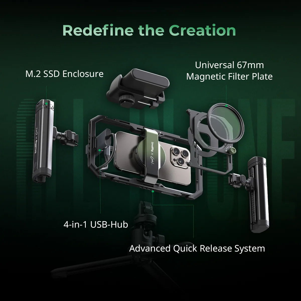 SmallRig x Brandon Li 4596 All-in-One Mobile Video Kit