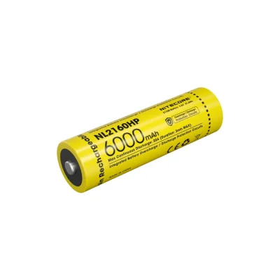 Nitecore NL2160HP 21700 Li-Ion Rechargeable Battery (21.6Wh, 6000mAh)