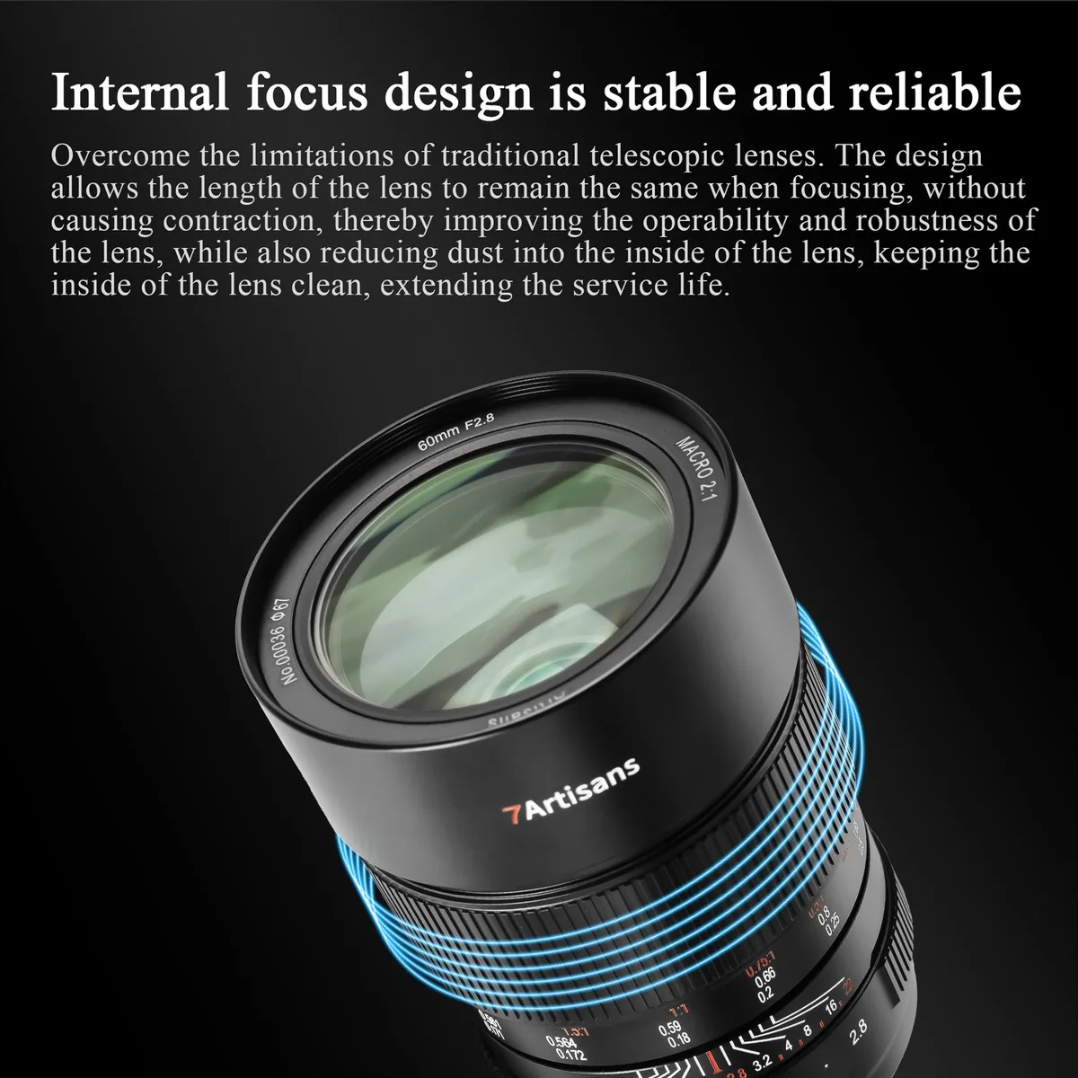 7Artisans 60mm f/2.8 Macro 2x Lens (Sony E)