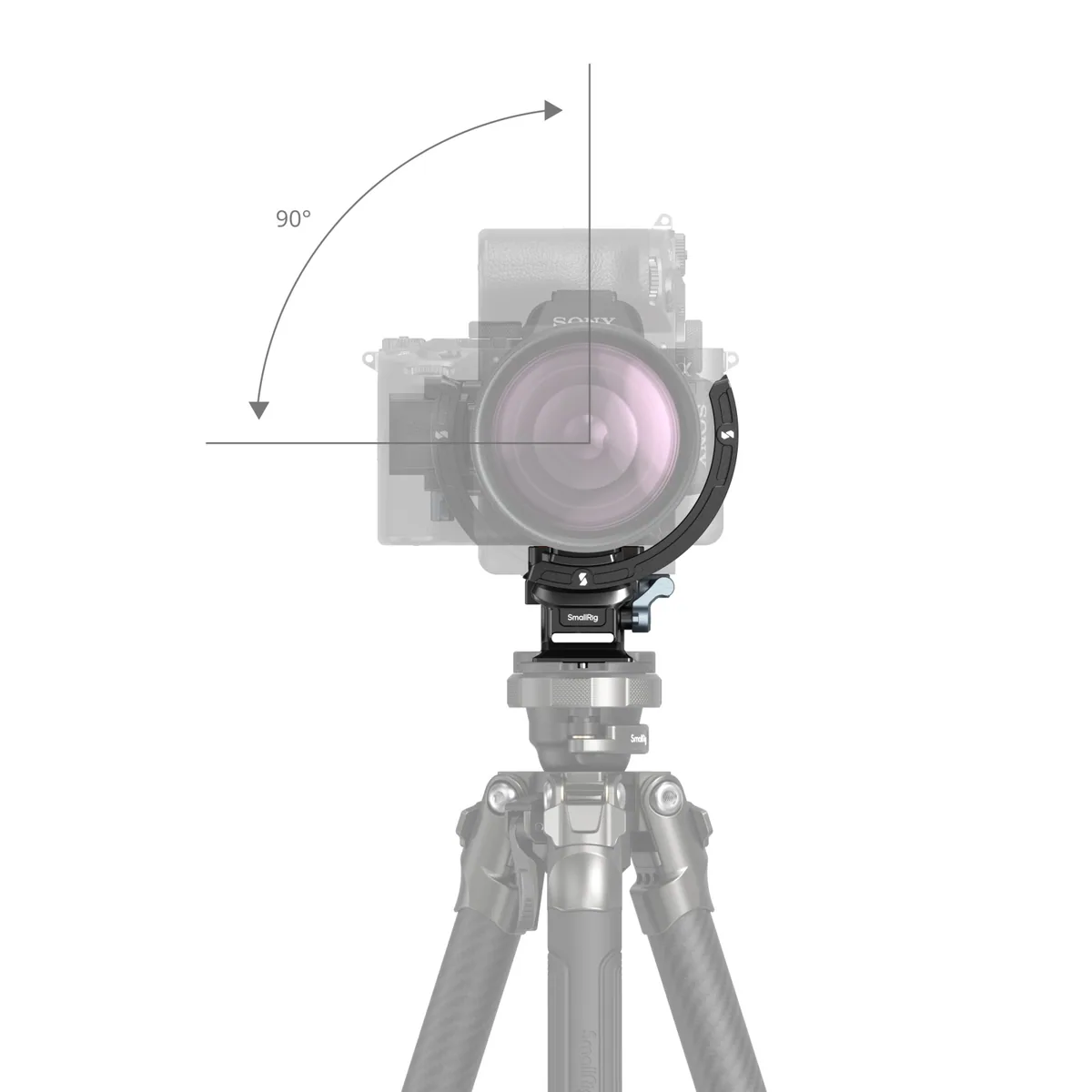 SmallRig 4349 Horizontal-to-Vertical Mount Plate Kit for Mirrorless Cameras