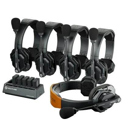 Hollyland Solidcom SE Global 5S 5-Person Full-Duplex Single-Ear Headset Intercom System (2.4 GHz)