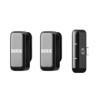 RODE Wireless Micro Ultra-Compact Wireless Microphone (USB-C, Black)