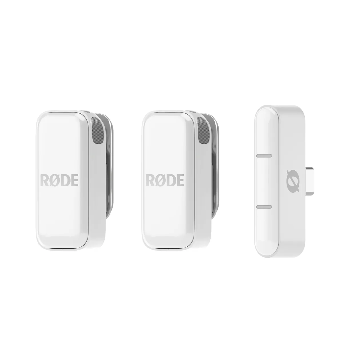 RODE Wireless Micro Ultra-Compact Wireless Microphone (USB-C, White)