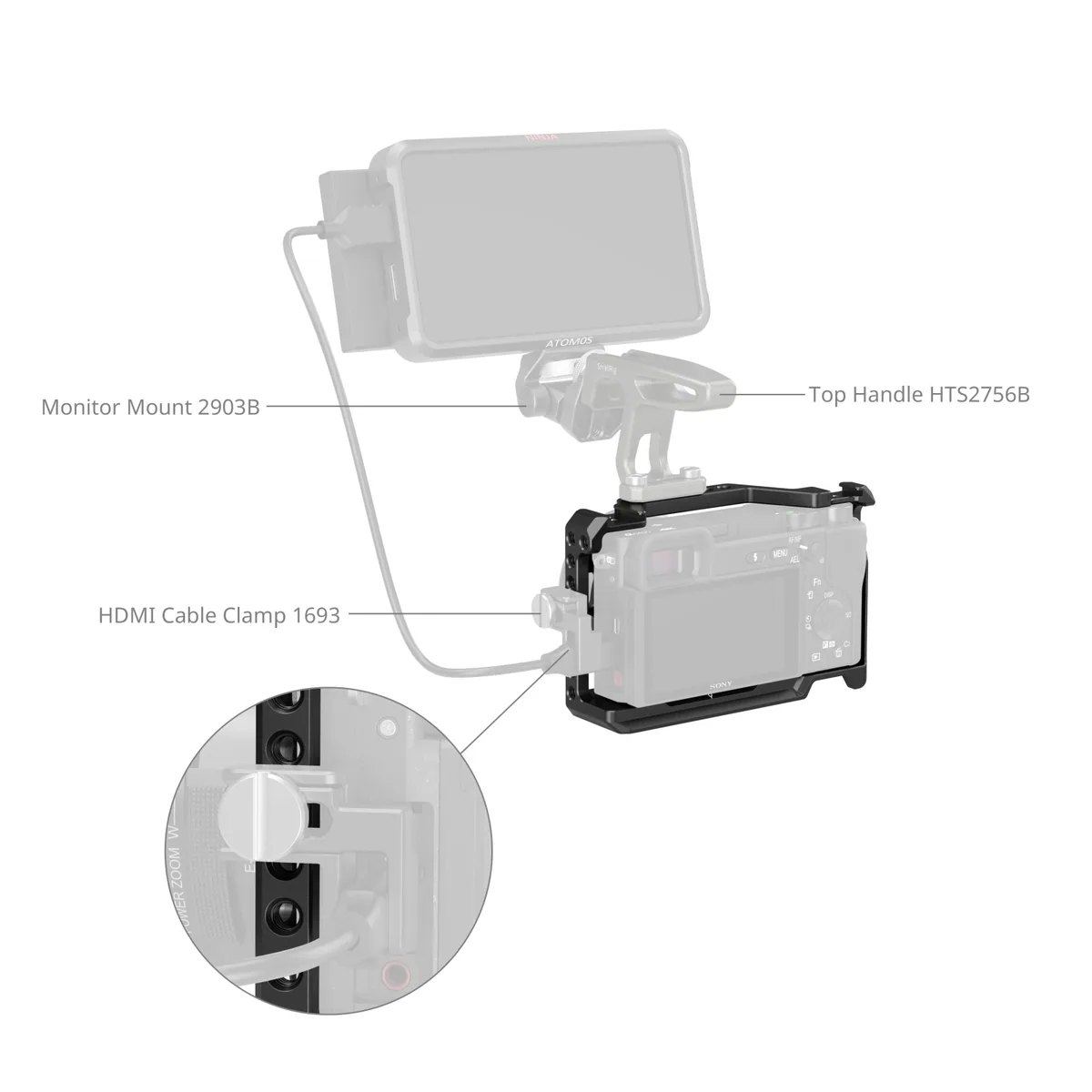 SmallRig CCS2310C Cage for Sony A6100/A6300/A6400/A6500