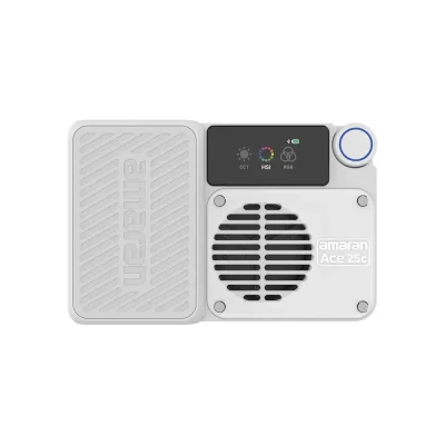 amaran Ace 25c RGB LED Light Panel All-in-One Creator Kit (White)