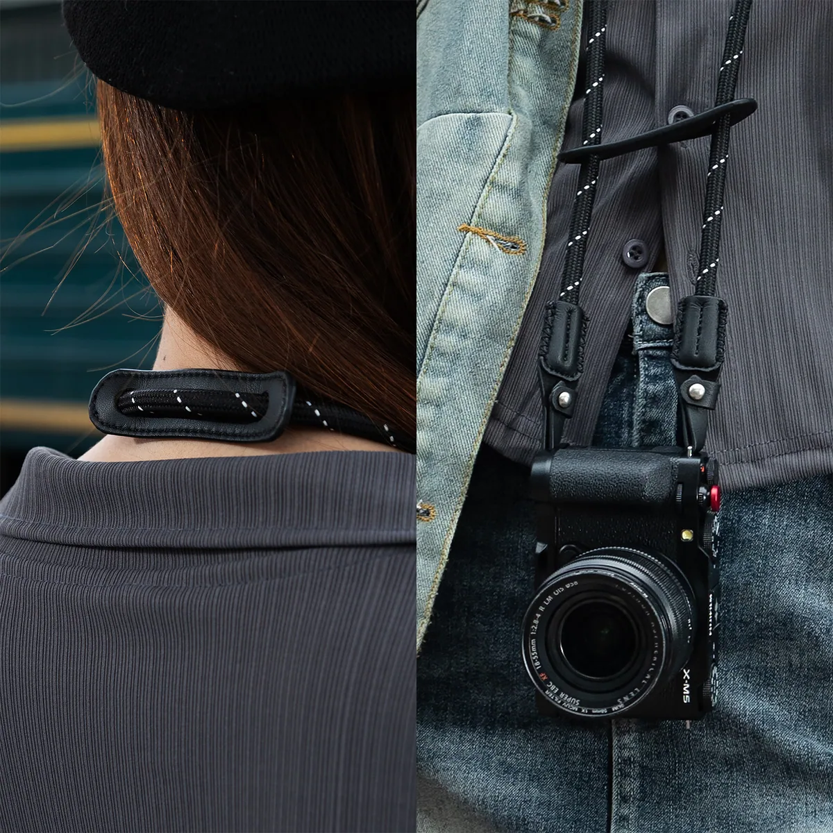 SmallRig 4882 Universal Braided Shoulder Strap (Black)