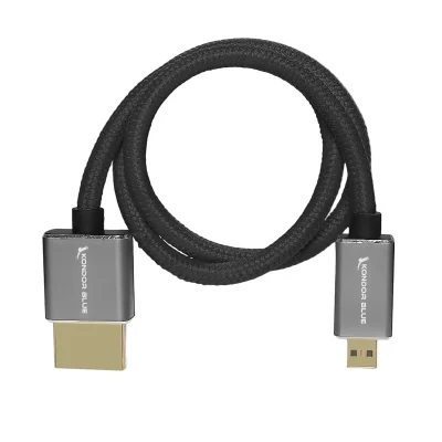 Kondor Blue High-Speed Micro-HDMI to HDMI Cable (Raven Black, 16″)