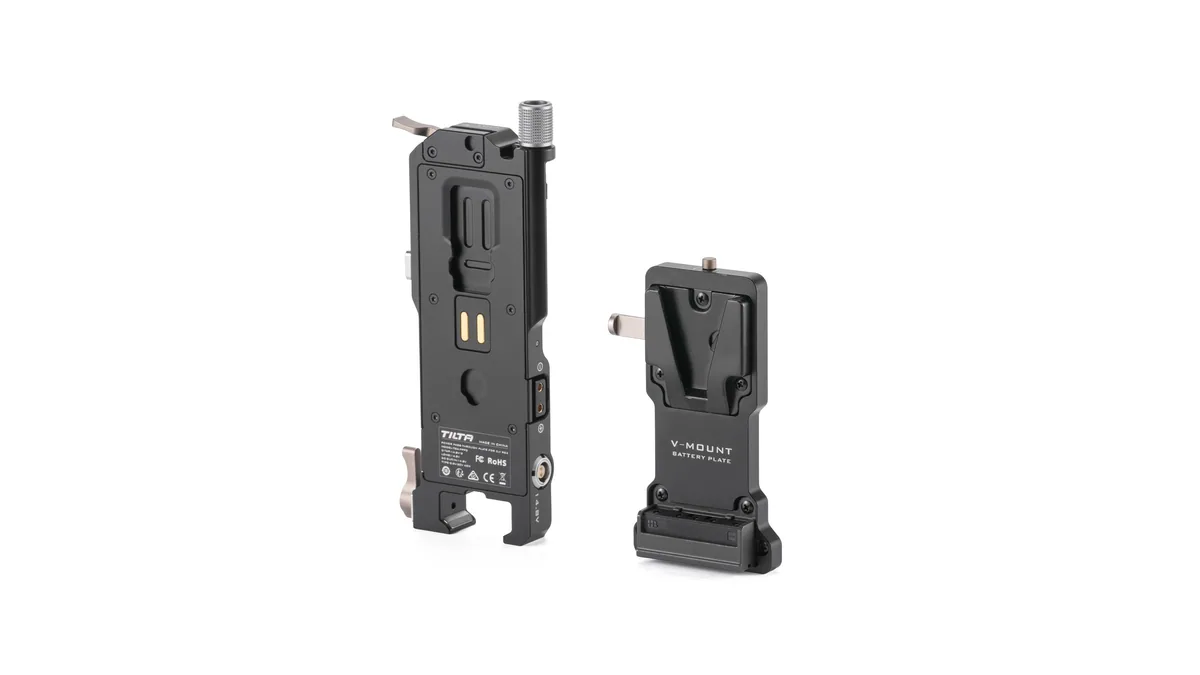 Tilta Power Passthrough Plate Kit for DJI RS 4 (V-Mount)