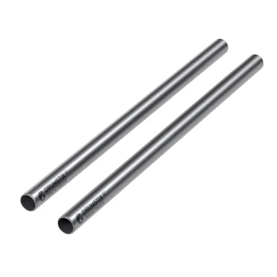 Bright Tangerine Drumstix 15mm Sterling Titanium Support Rods (12″, Pair)
