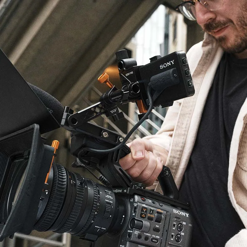 Bright Tangerine Top Handle Brace for Sony FX6