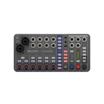 Zoom LiveTrak L-6 Portable 6-Channel Digital Mixer and Multitrack Recorder