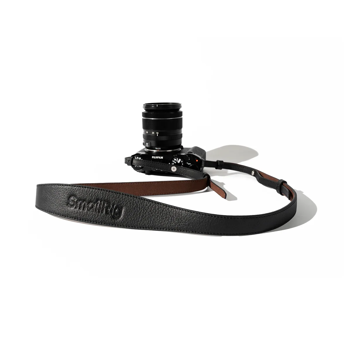 SmallRig 5208 Universal Leather Camera Shoulder Strap (Black)