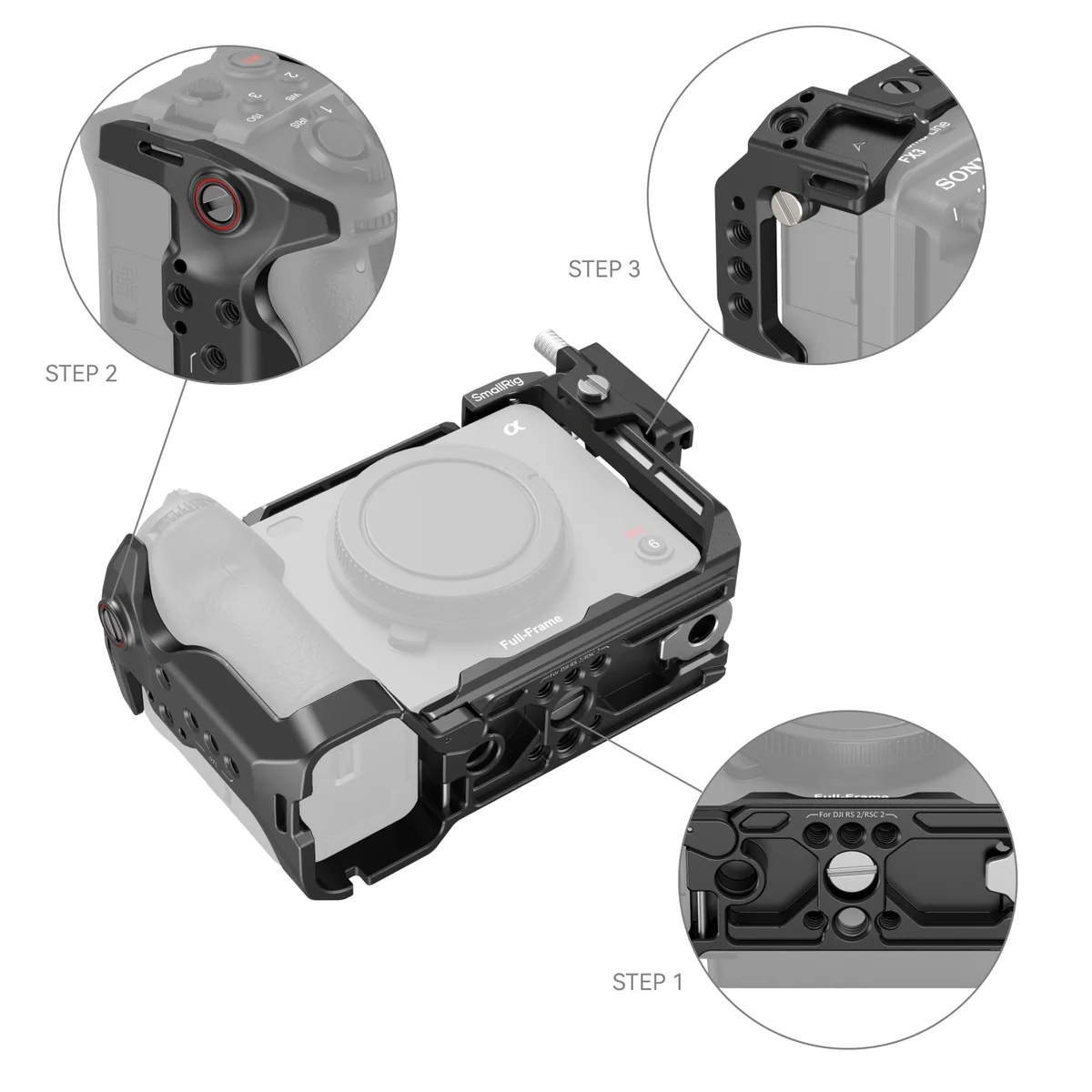 SmallRig 4183B Cage for Sony FX30 / FX3 /FX3A