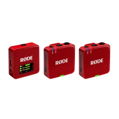 RODE Wireless GO Compact Wireless Microphone System (Gen 3, Red)