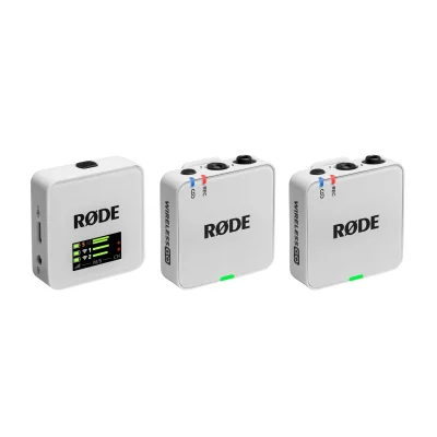 RODE Wireless GO Compact Wireless Microphone System (Gen 3, White)