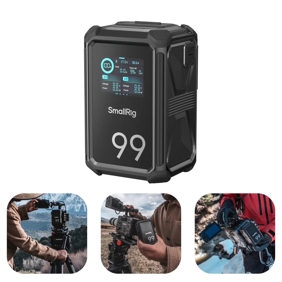 SmallRig 4984 X-Touch Smart Triple-Proof V-Mount Battery X99