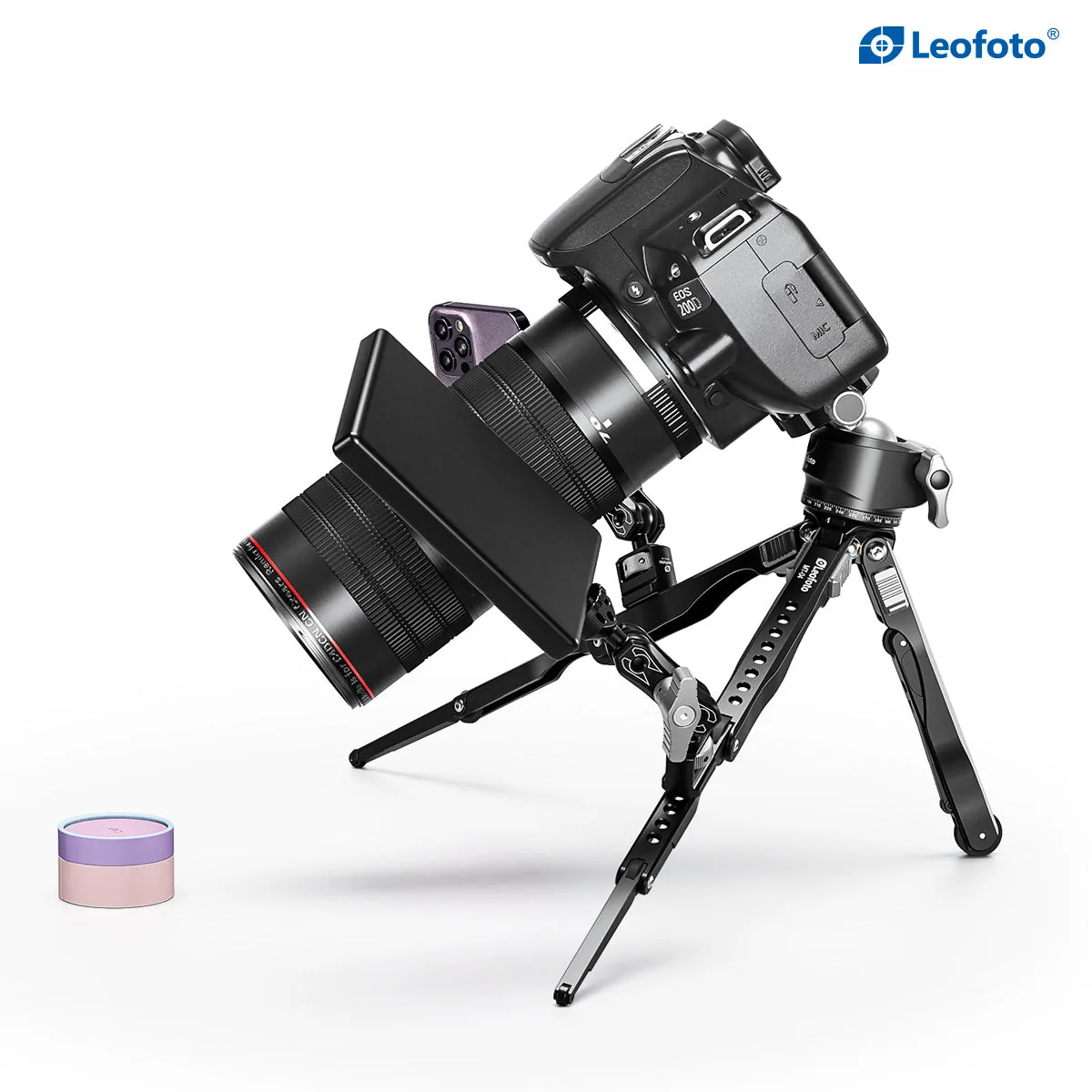 Leofoto Spider MT-04 Aluminum Mini Tripod with LH-30 Ball Head