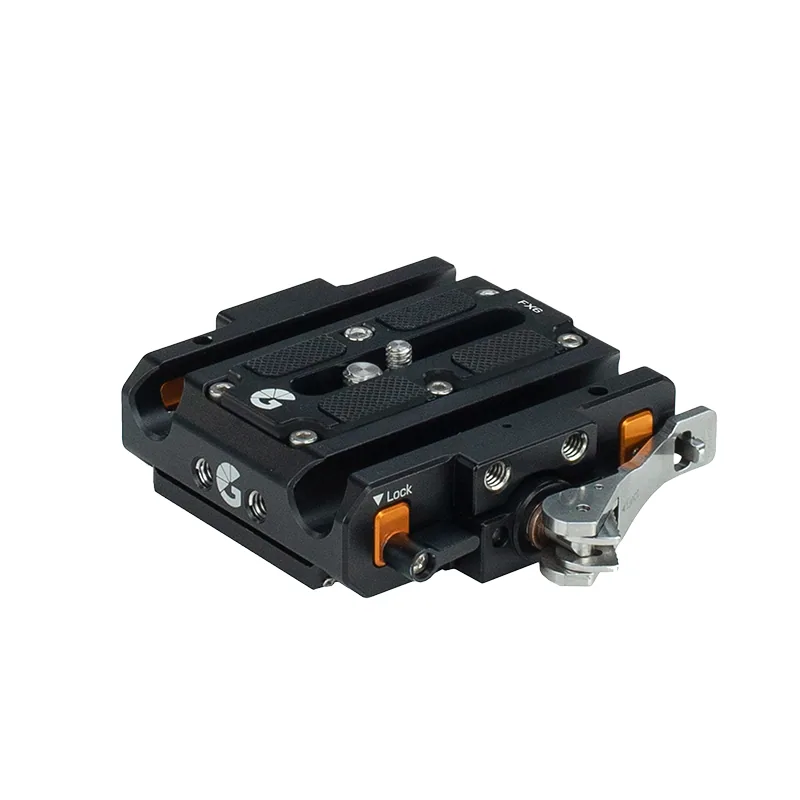 Bright Tangerine LeftField 3 Quick Release Baseplate for Sony FX6