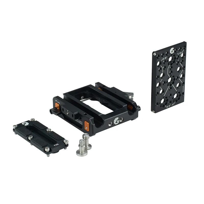 Bright Tangerine LeftField 3 Quick Release Baseplate for Sony FX6