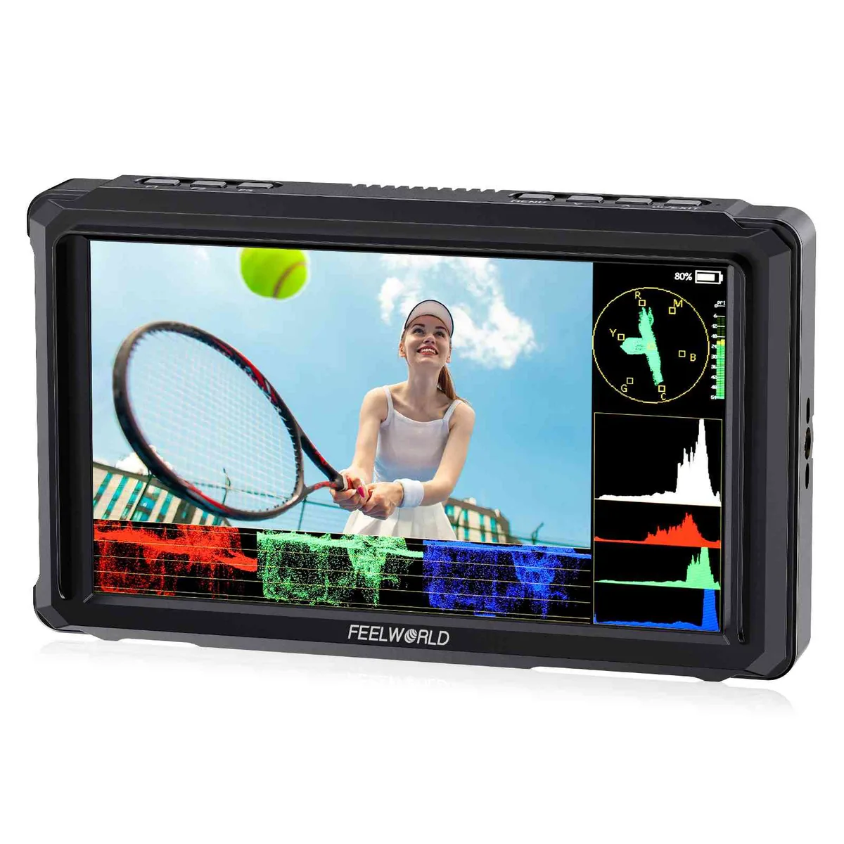 FeelWorld FW568 PRO 6″ High-Bright On-Camera 4K HDMI Monitor