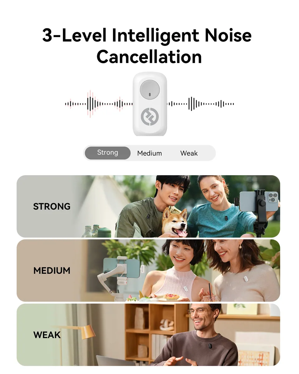 Hollyland LARK A1 Duo 2-Person Wireless Microphone System with USB-C (Space Gray)