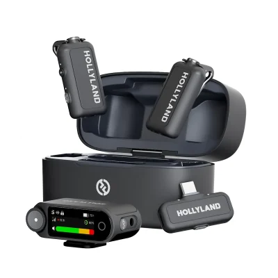 Hollyland LARK MAX 2 Combo 2-People Wireless Microphone System (Space Gray)