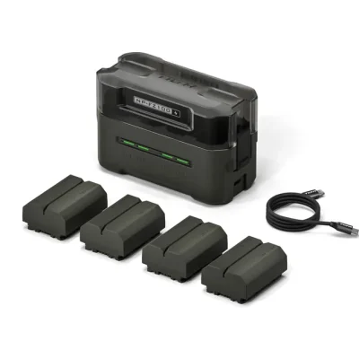Tilta NP-FZ100 Kit with 4 Batteries and Charging Station (Green)