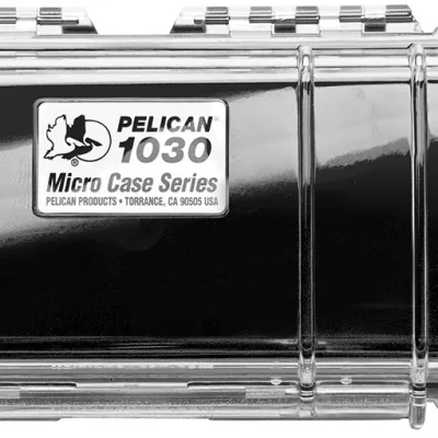 Pelican 1030 Micro Case (Black/Clear)