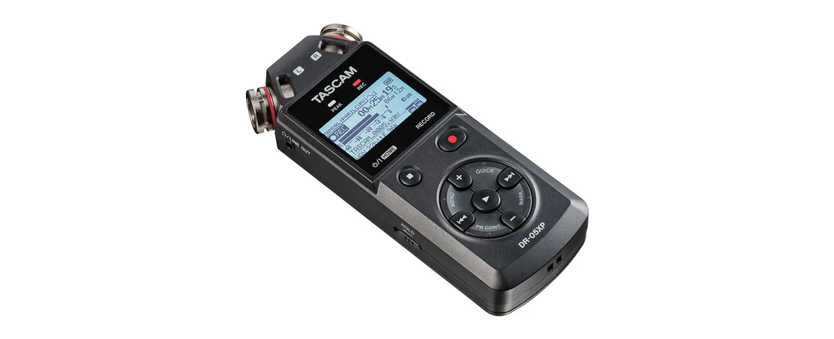 TASCAM DR-05XP 2-Channel 32-Bit Float Portable Audio Recorder