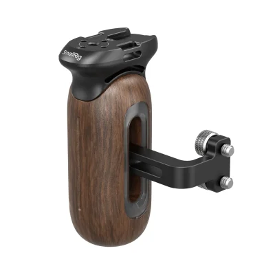 SmallRig 5237 Wooden Side Handle with 1/4″-20 Screws