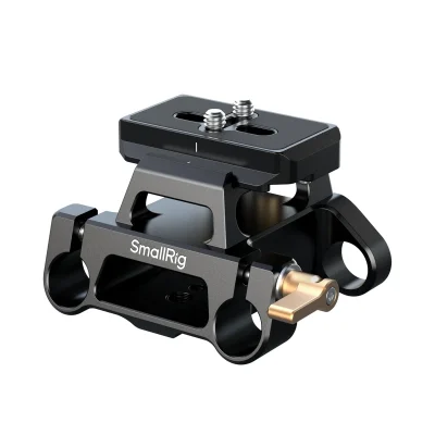 SmallRig 5365 Arca-Type Mount Plate Kit with 15mm Dual Rod Clamp