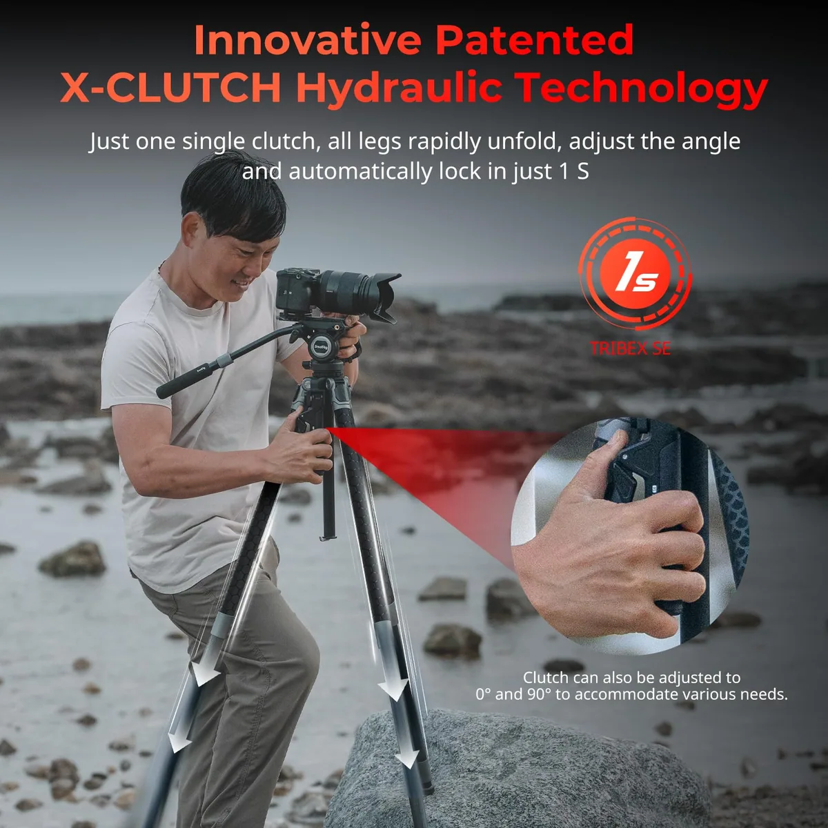 SmallRig x Potato Jet 5305 TRIBEX SE Hydraulic Tripod