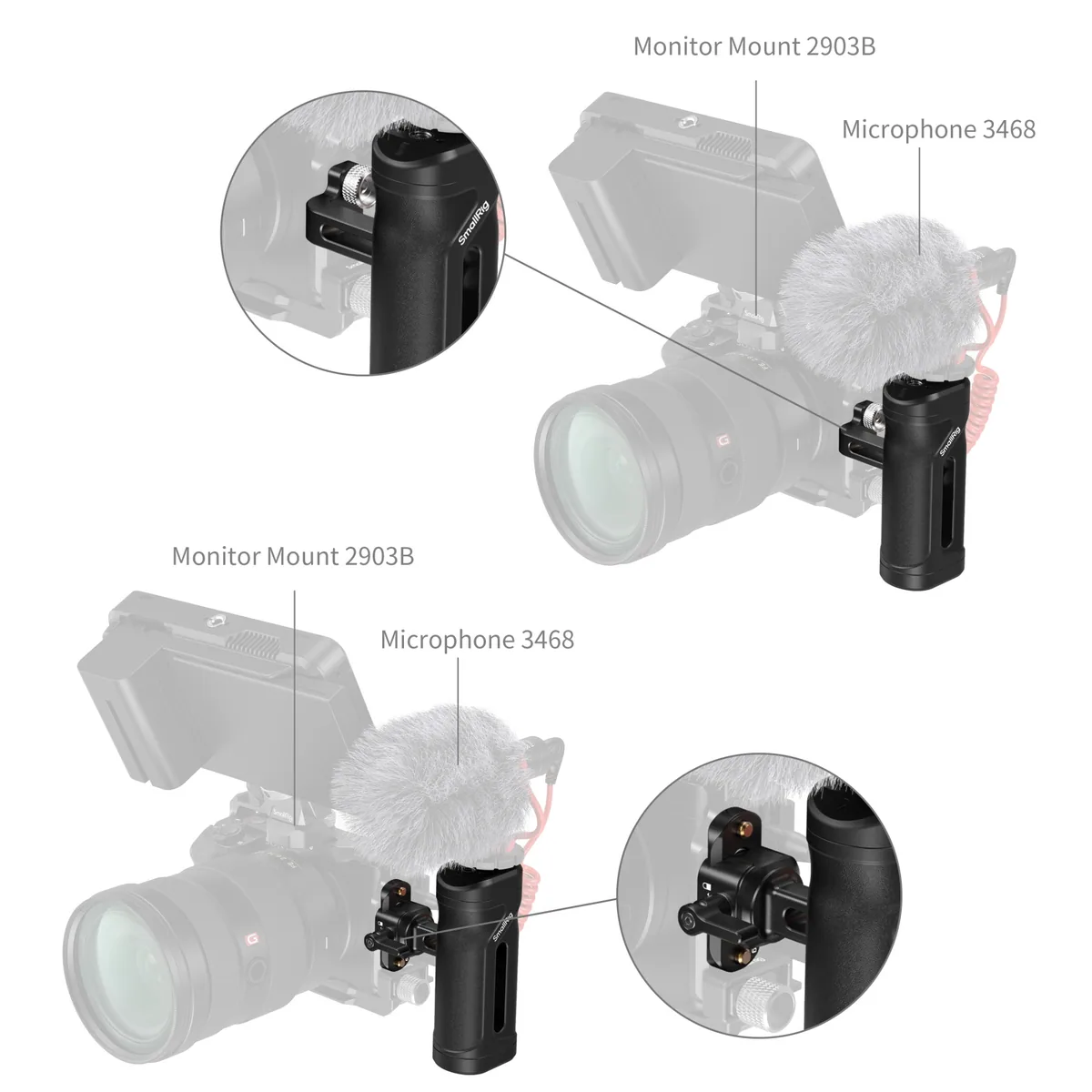 SmallRig 5532 Lightweight Mini Side Handle Kit