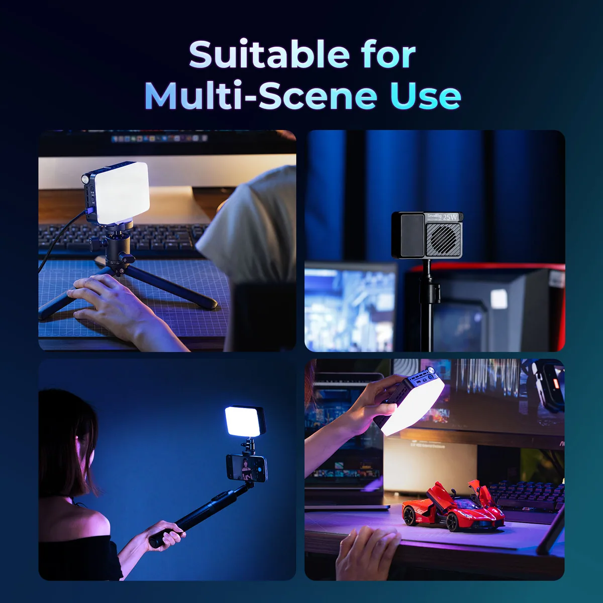 SmallRig 5357 RM 25C mini LED Video Light (Black)