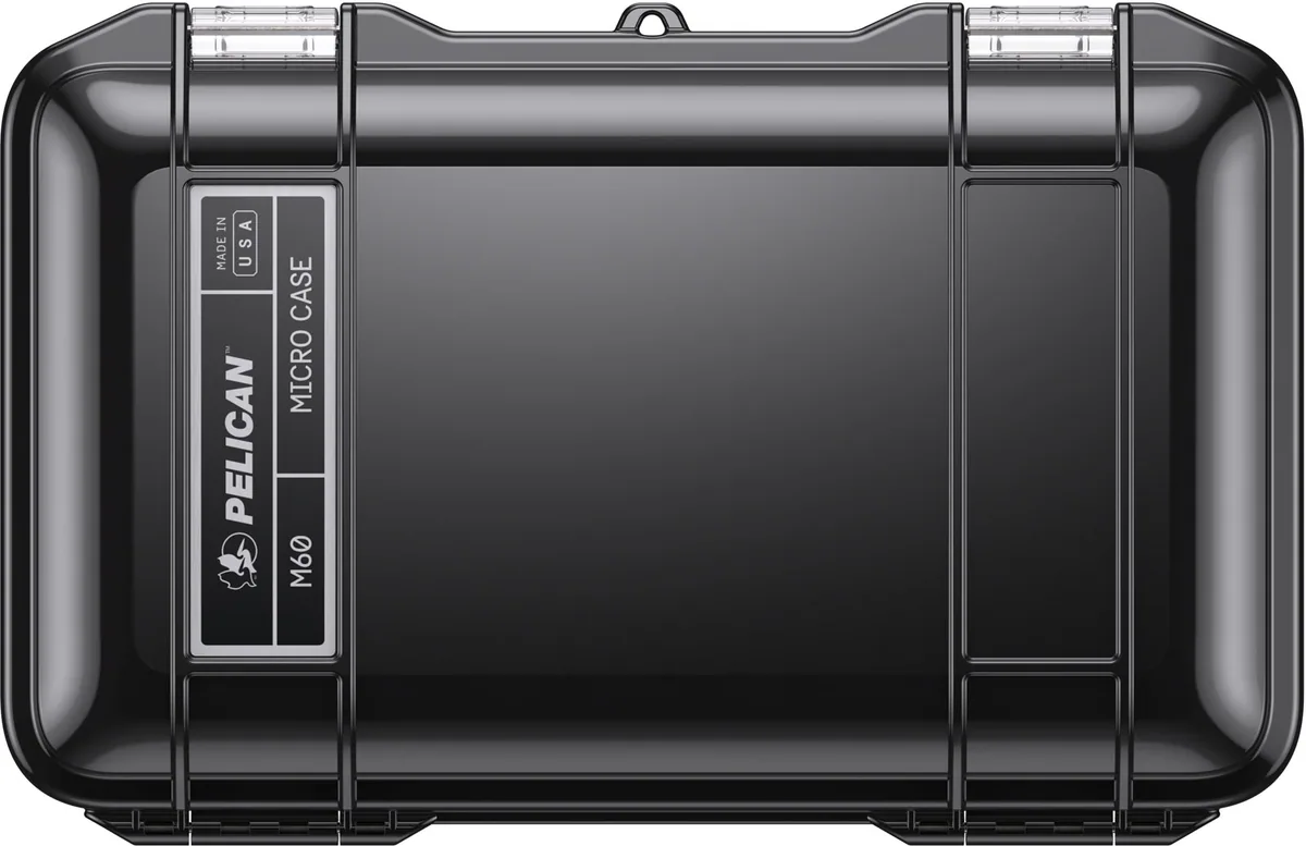 Pelican M60 Waterproof Hard Micro Case (Black)