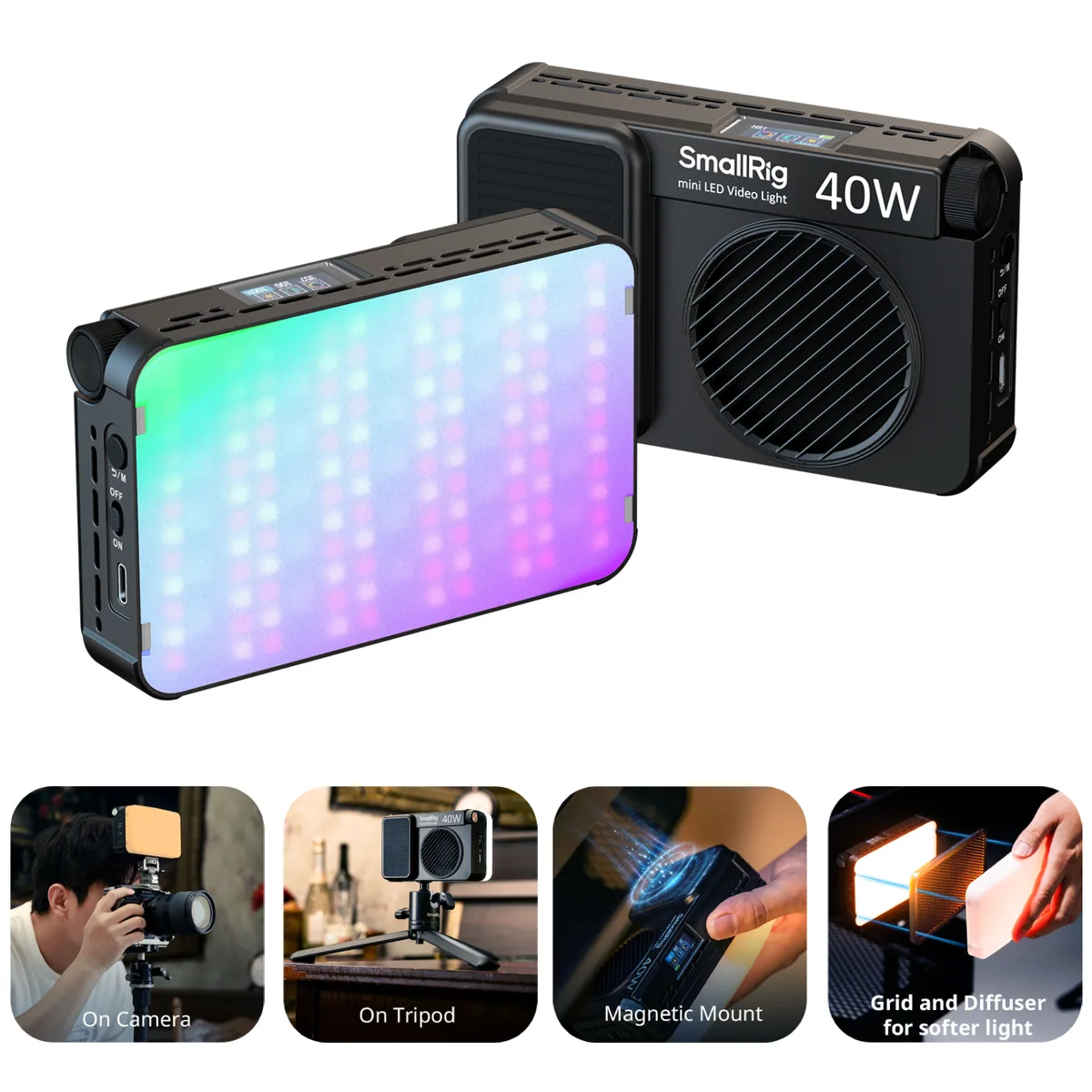 SmallRig 5359 RM 40C mini LED Video Light