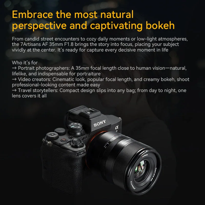 7Artisans 35mm f/1.8 AF Lens (L Mount)
