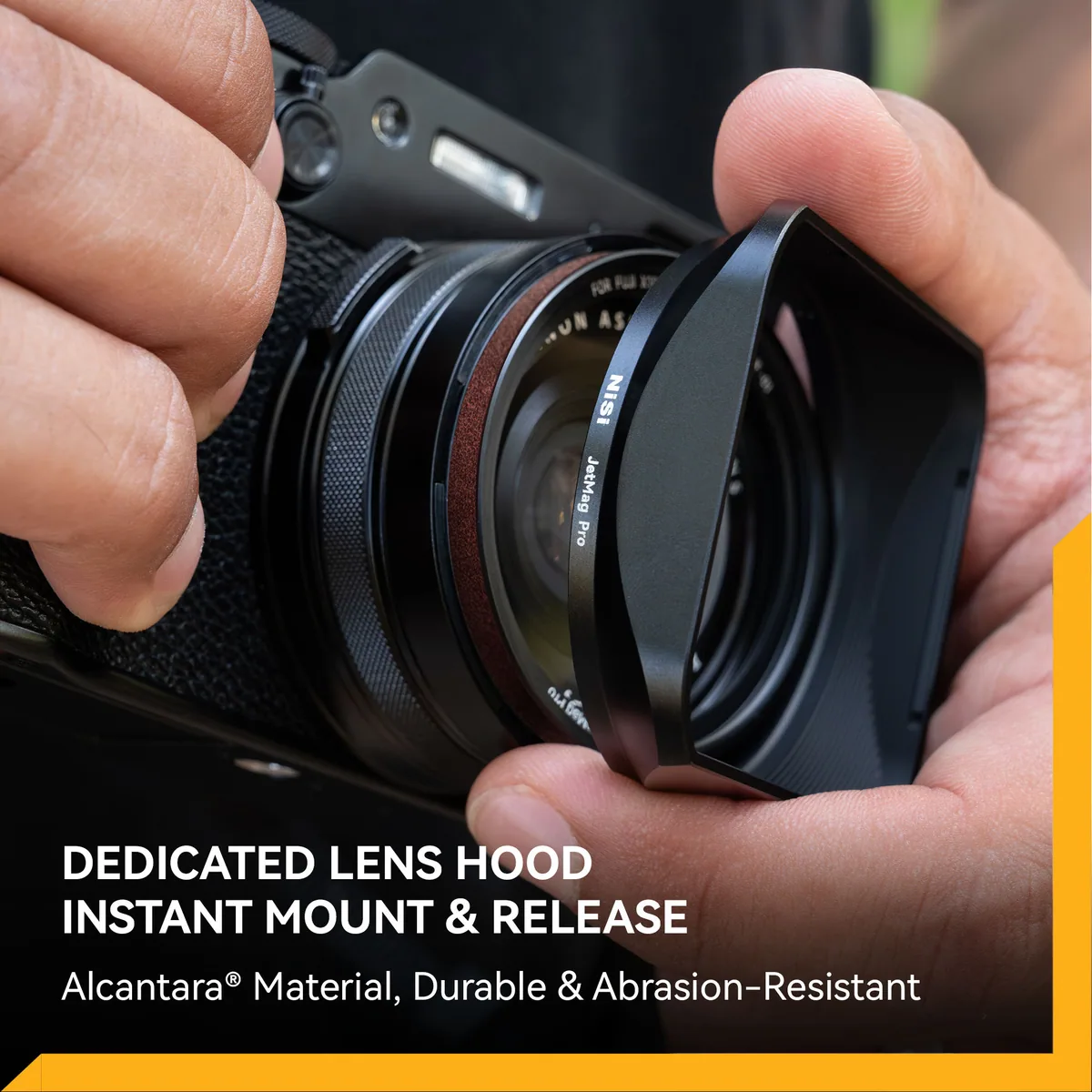 NiSi JetMag Pro Lens Hood Kit for Fuji X100 Series (Black)