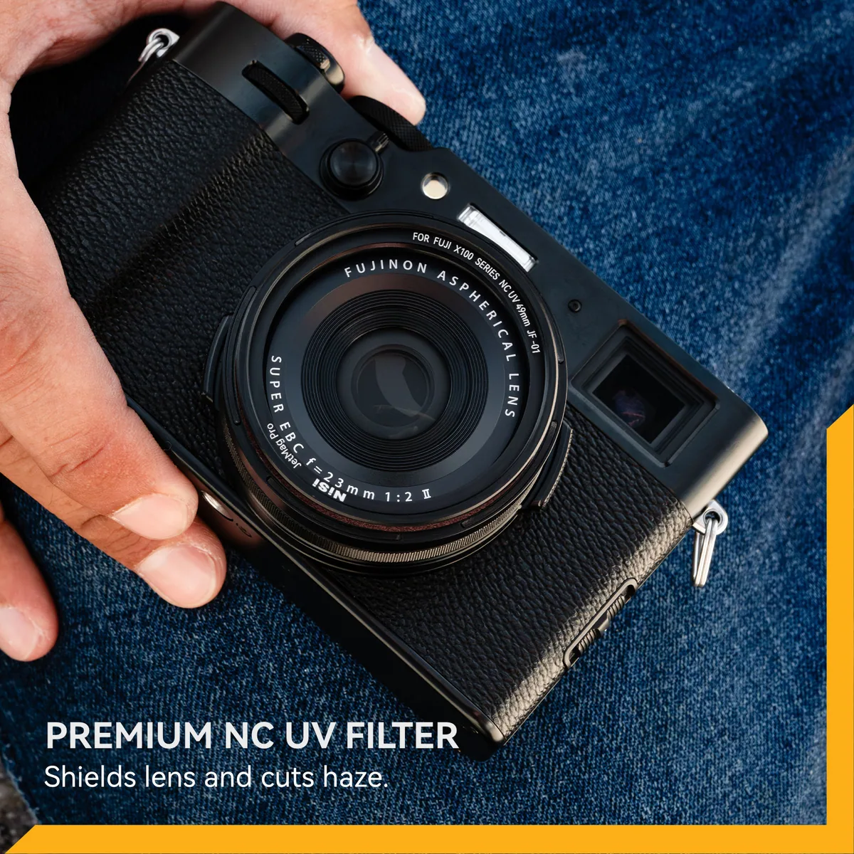 NiSi JetMag Pro Lens Hood Kit for Fuji X100 Series (Black)