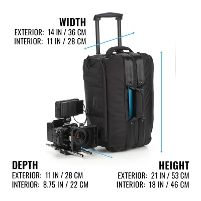 Tenba Cineluxe V2 Roller 21 (Black, 28L)