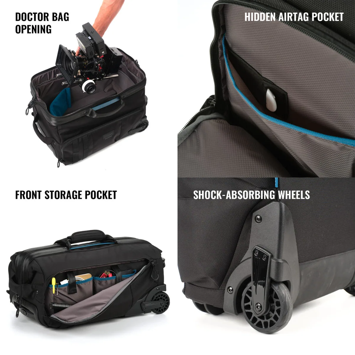 Tenba Cineluxe V2 Roller 21 (Black, 28L)