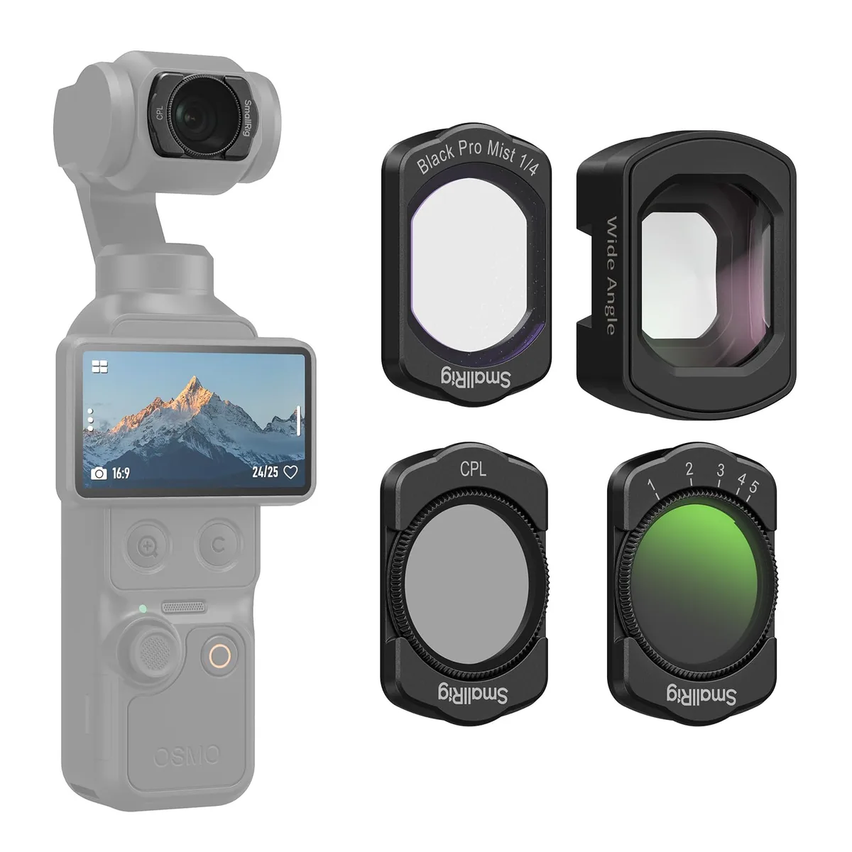 SmallRig 5834 Professional Filter Kit for DJI Osmo Pocket 3/4