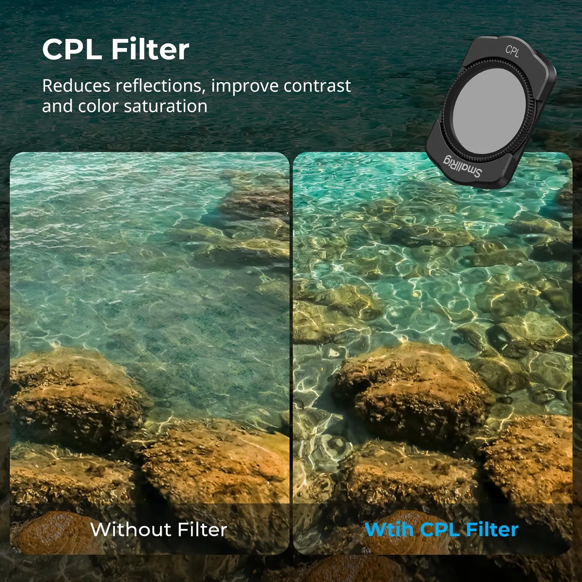 SmallRig 5834 Professional Filter Kit for DJI Osmo Pocket 3/4