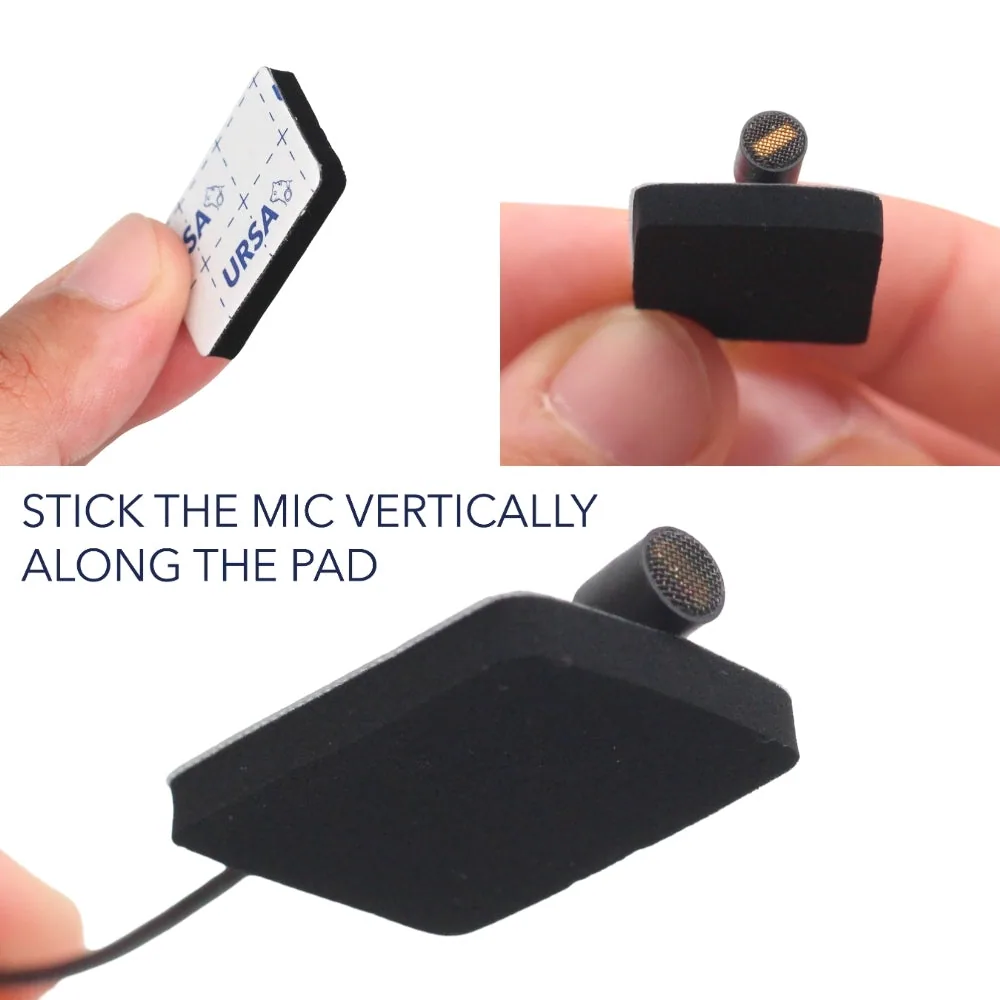 Ursa Foamie Pad for Lavalier Microphones (15 Pack, Black)