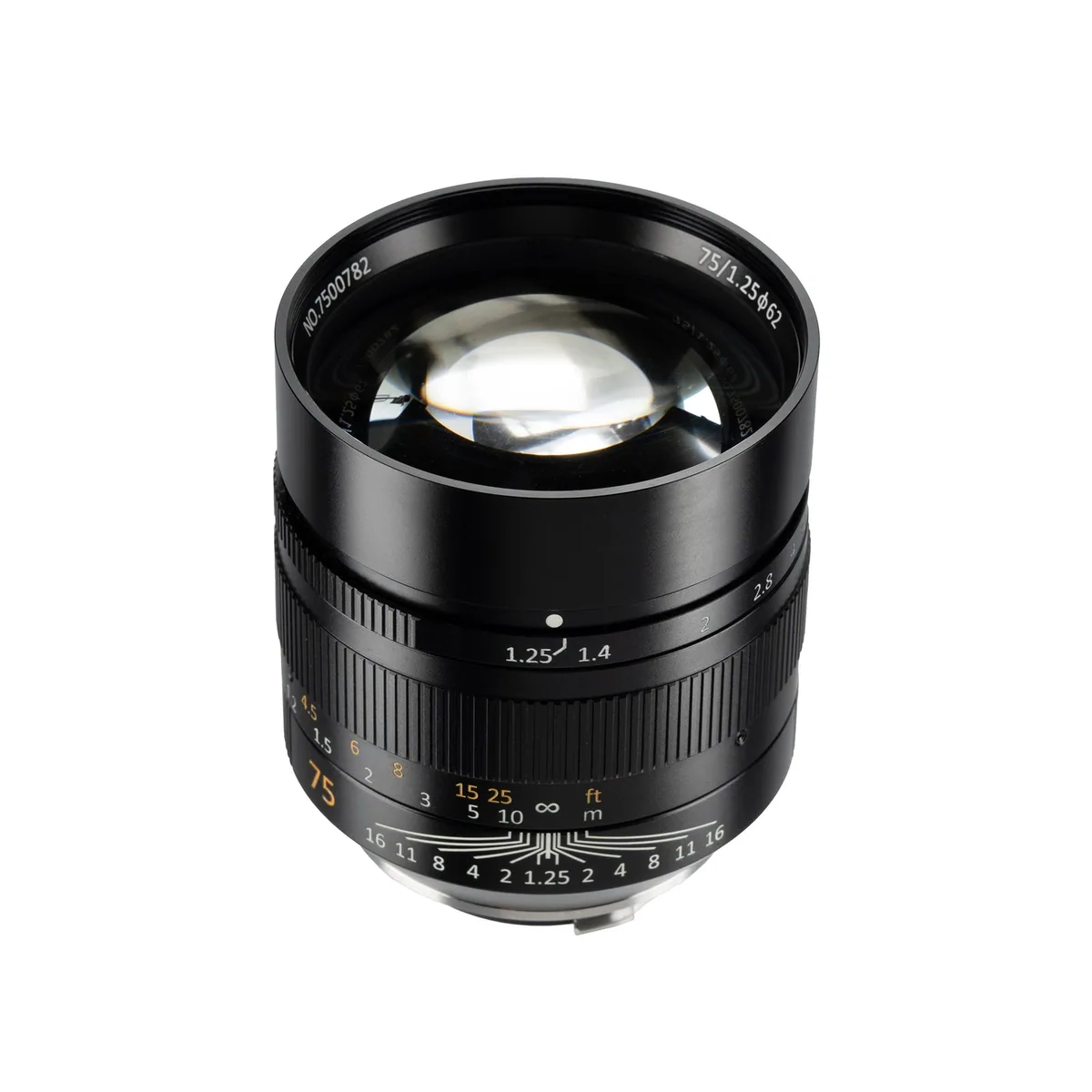 7Artisans 75mm f1.25 II Full-Frame Lens (Leica M)