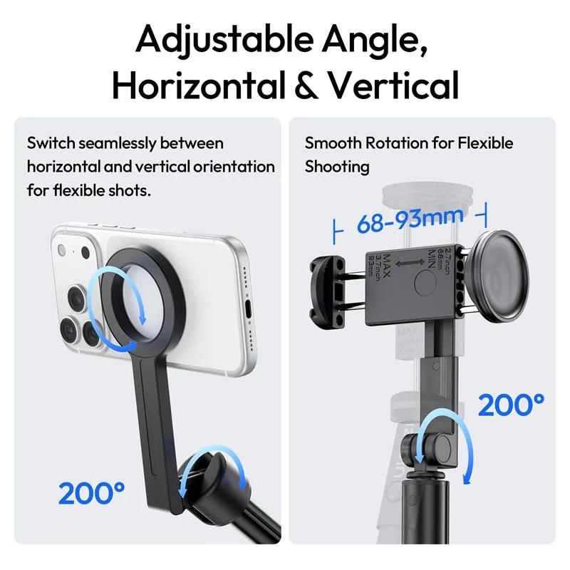 Ulanzi SK26 Convertible Tripod & Selfie Stick for Smartphones (Magnetic)