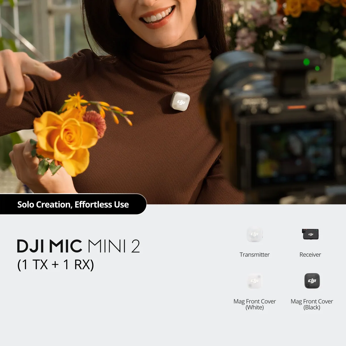 DJI Mic Mini 2 Wireless Microphone System (1TX+1RX)