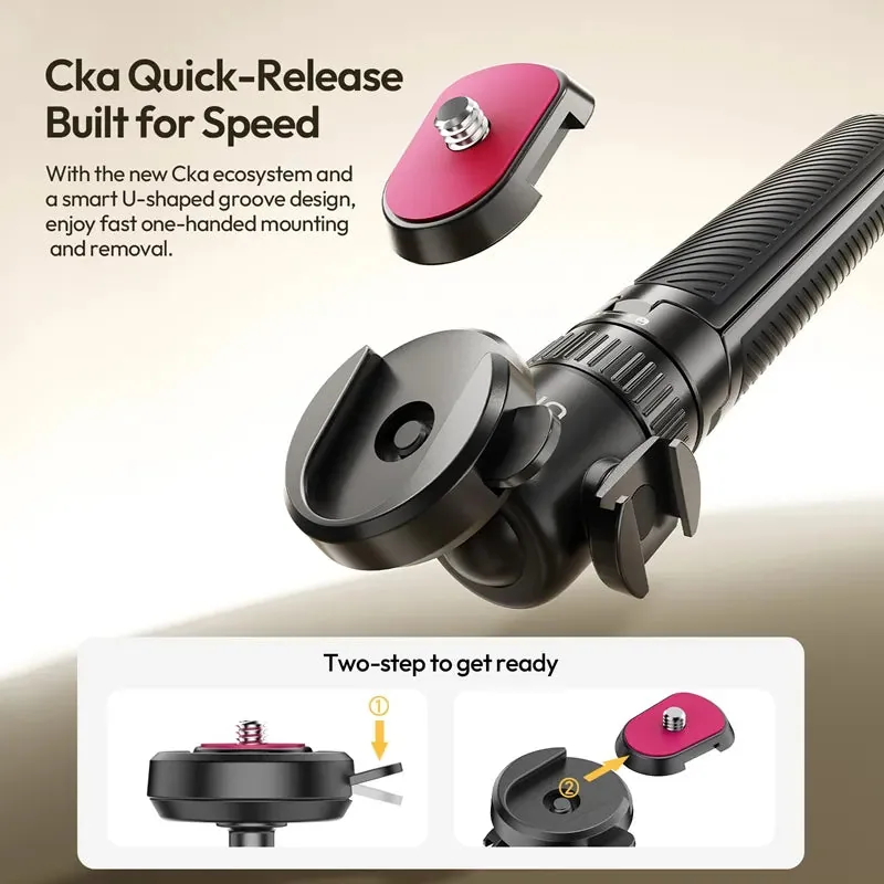 Ulanzi MT90 Cka Quick Release Tripod for Pocket 3/4 & Action Cameras