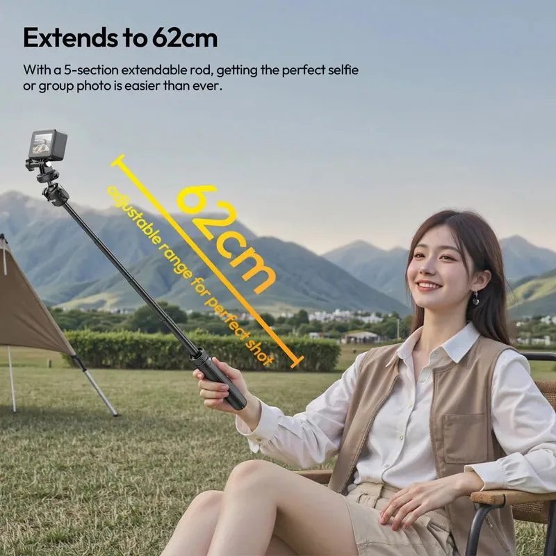 Ulanzi MT90 Cka Quick Release Tripod for Pocket 3/4 & Action Cameras