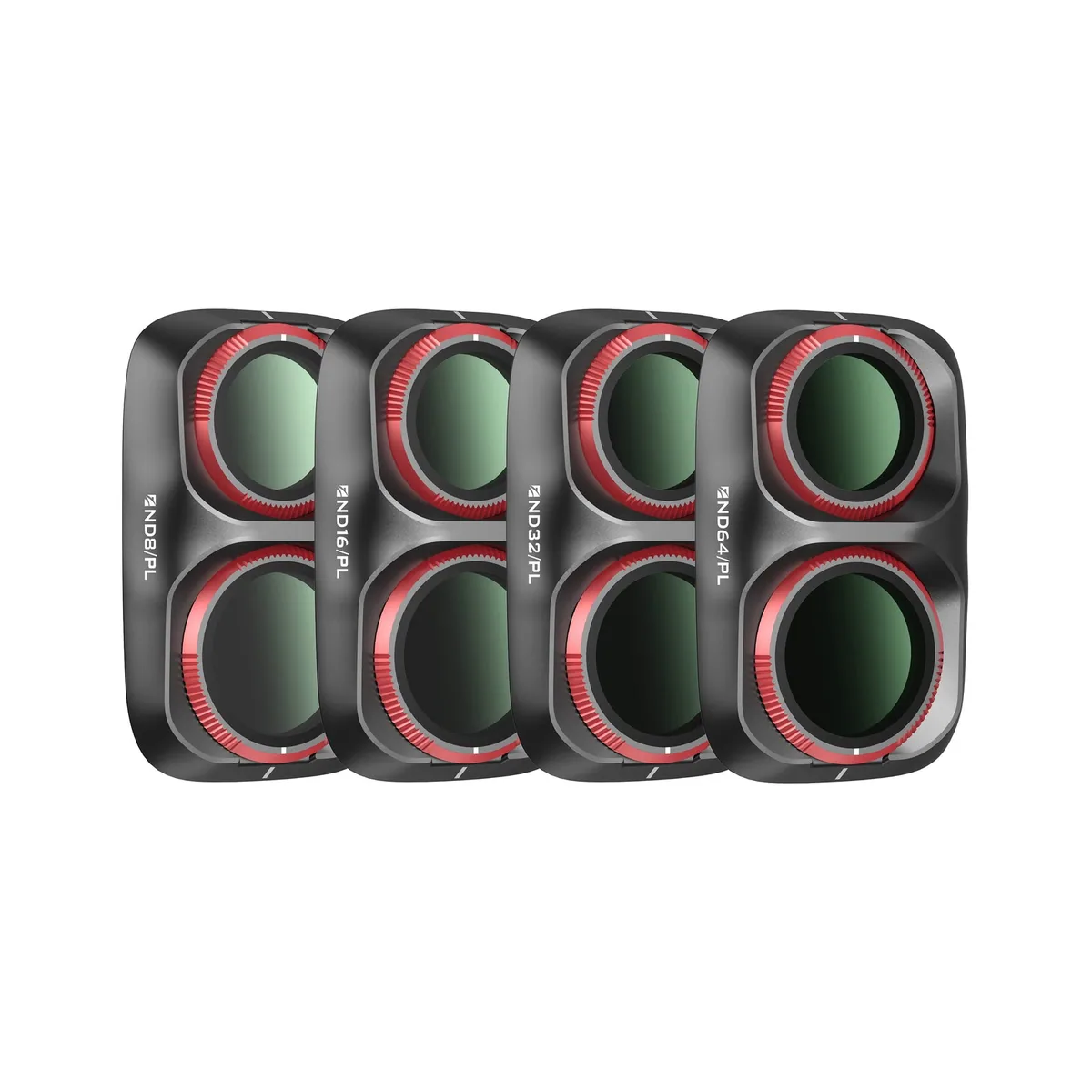 Freewell Bright Day Filters for Osmo Pocket 4P (4 Pack, Black)